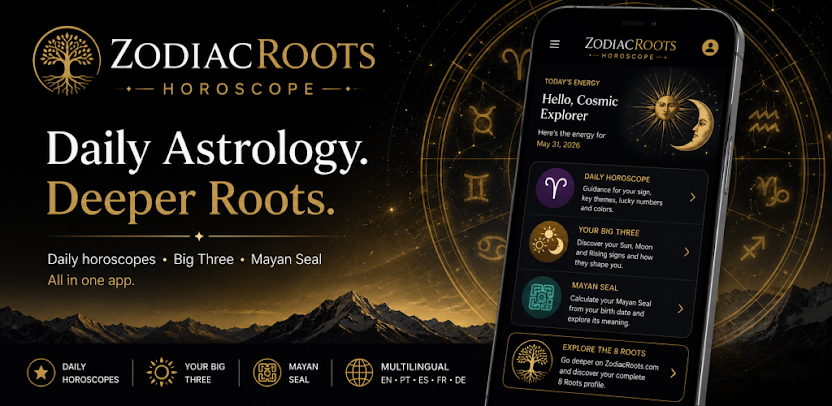 ZodiacRoots Daily Horoscope app – daily astrology and deeper roots